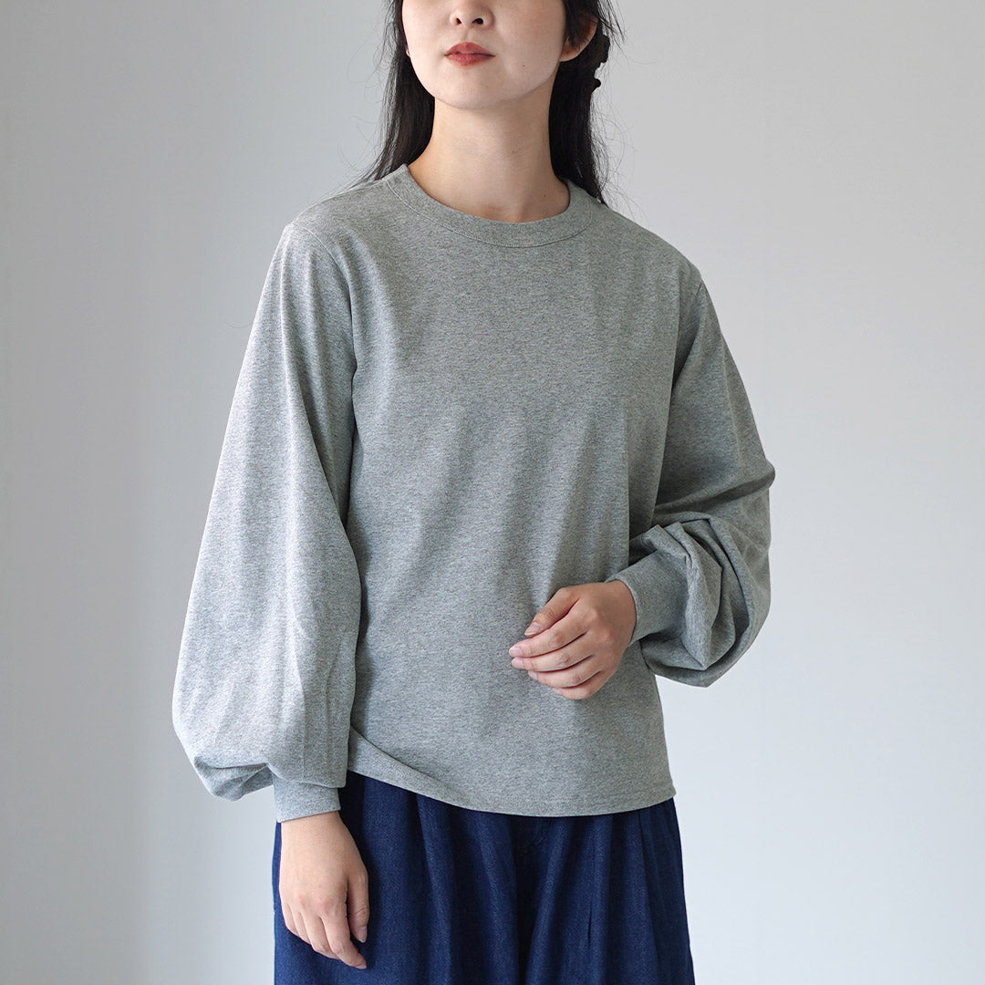 mizuiro ind（ミズイロインド） パフスリーブ ロングTEE / Tシャツ