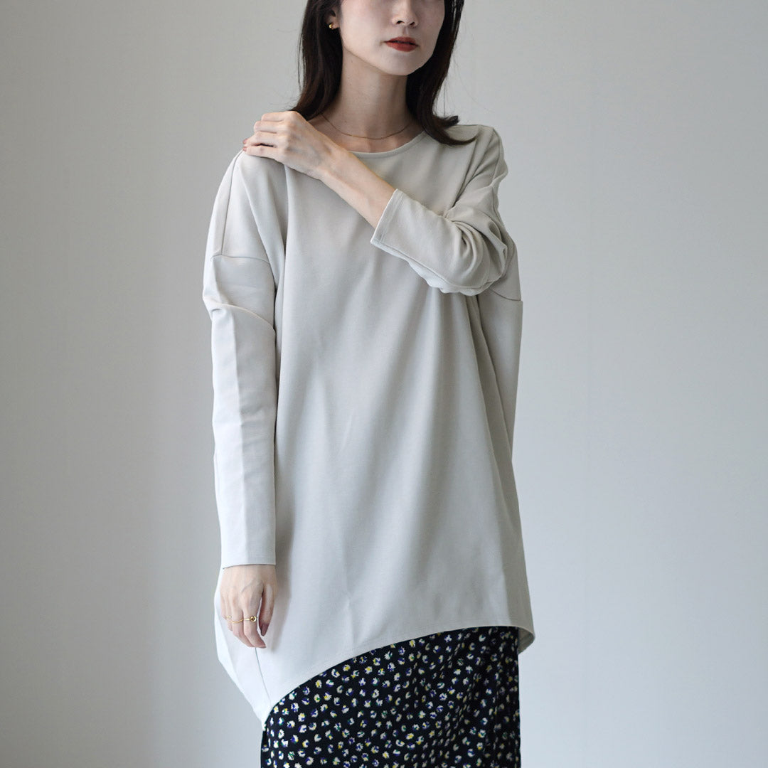 mizuiro ind（ミズイロインド） クルーネックコクーン プルオーバー