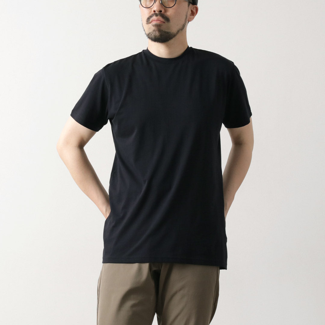 FYNELYNE ENGINEERED BY LIFILL コットニー ショートスリーブ クルーネックTシャツ