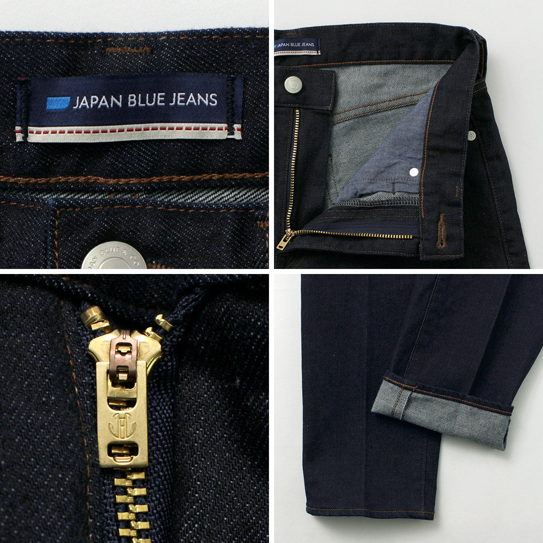 JAPAN BLUE JEANS（ジャパンブルージーンズ） 12oz ストレッチ センタークリース 5Pデニム ワンウォッシュ / メンズ ボトムス パンツ 日本製 CUSTOM FIT Jeans model