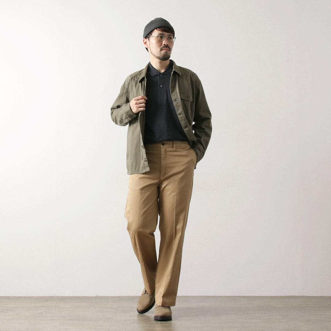 JAPAN BLUE JEANS（ジャパンブルージーンズ） 別注 セミワイドストレート チノ / ロングパンツ ストレッチ 日本製 メンズ Semi-Wide Straight Chinos