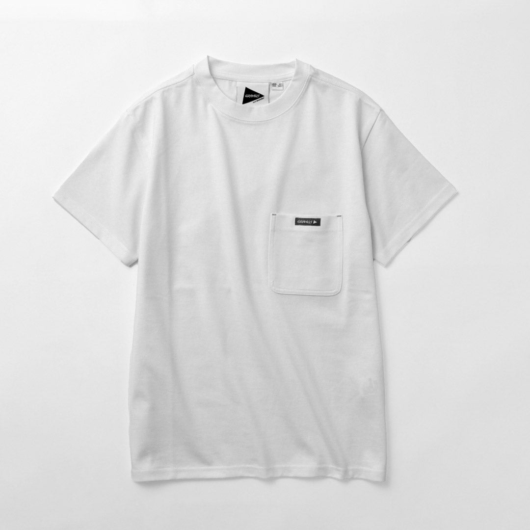 AND WANDER（アンドワンダー） グラミチ バックプリント TEE / COOL