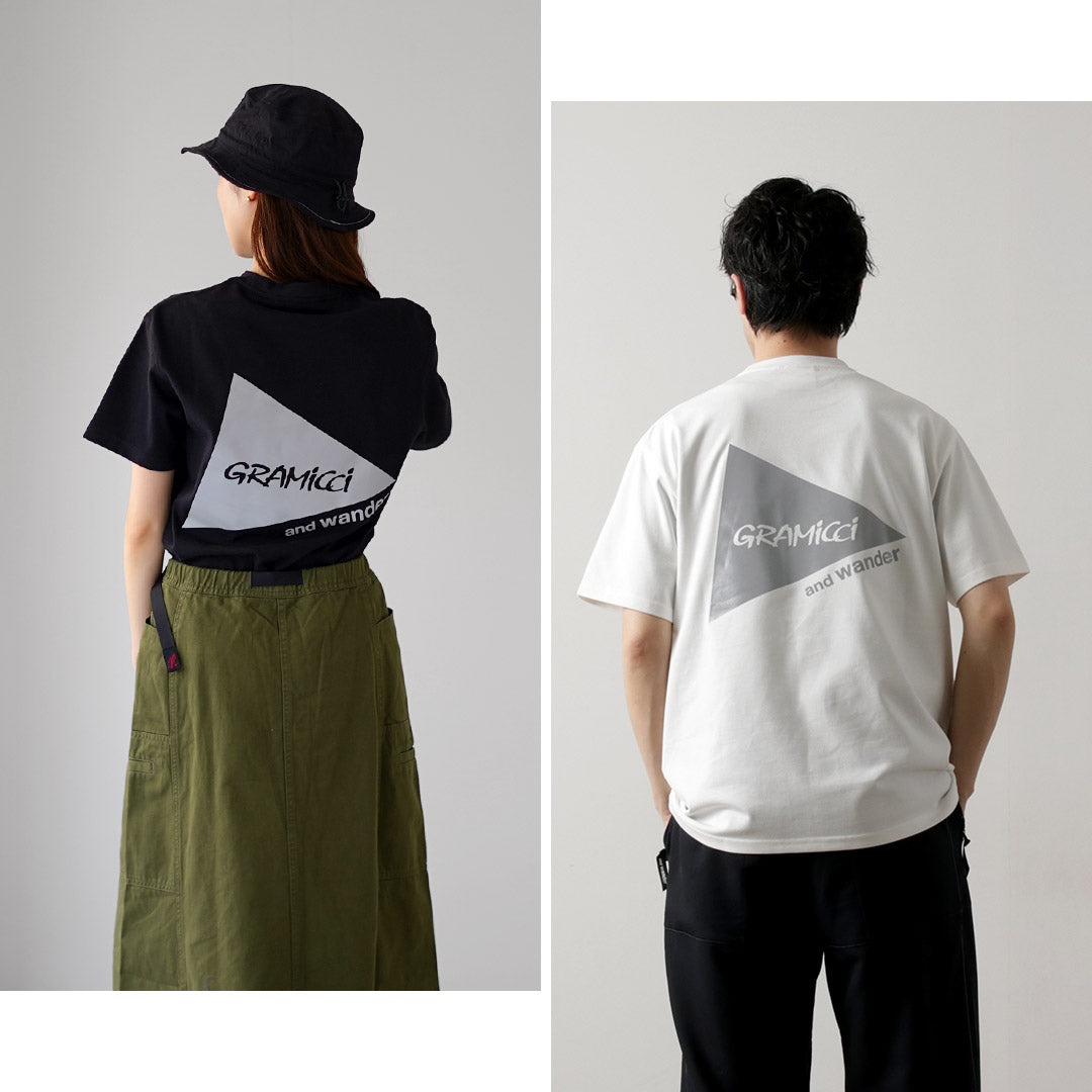 AND WANDER（アンドワンダー） グラミチ バックプリント TEE / COOL