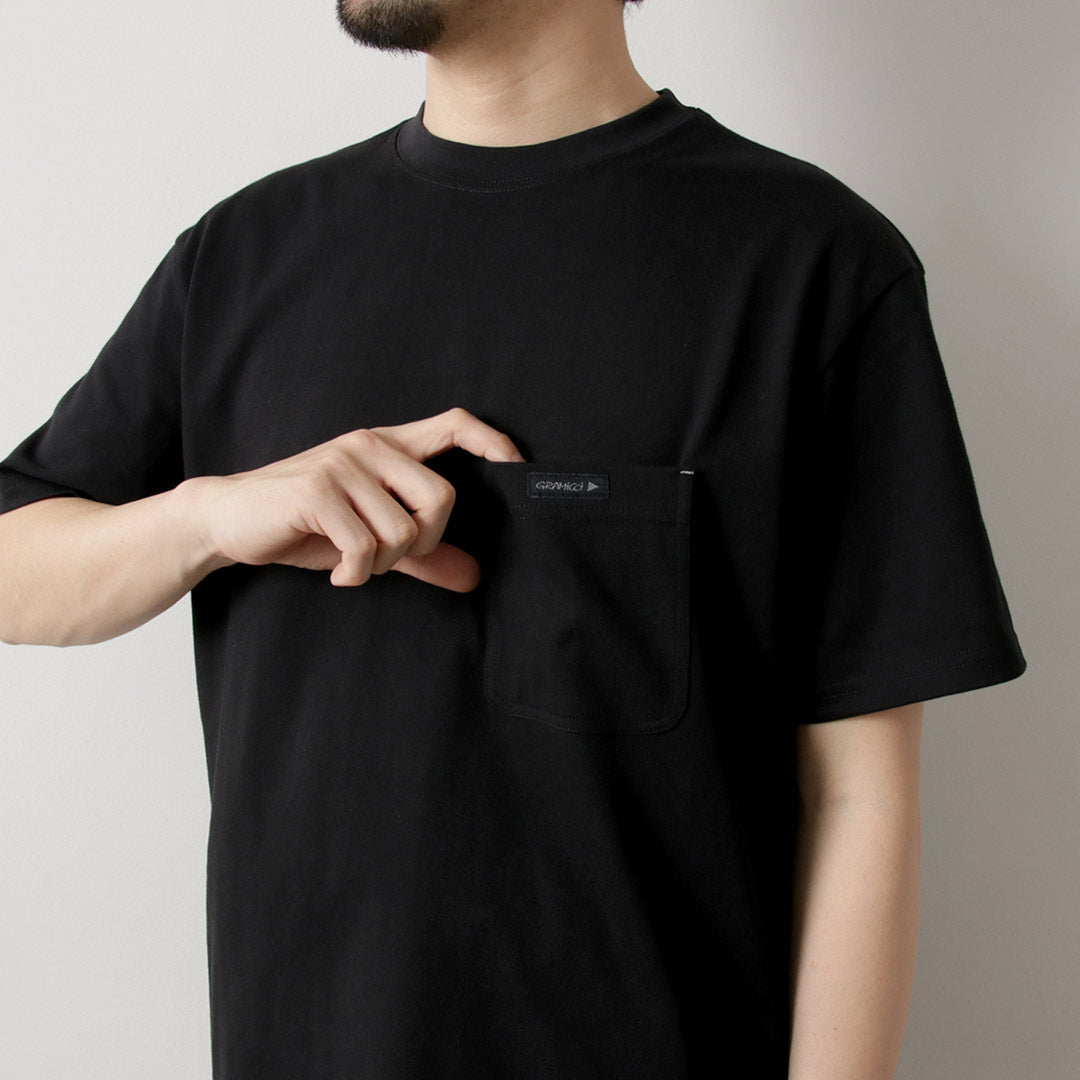 AND WANDER（アンドワンダー） グラミチ バックプリント TEE / COOL