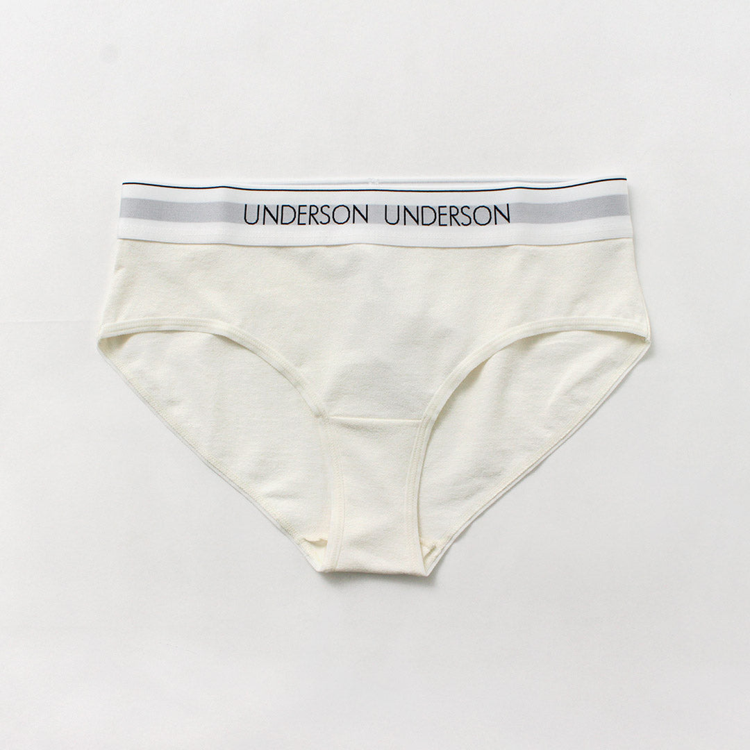 UNDERSON UNDERSON（アンダーソン アンダーソン） フルヒップ ショーツ ロゴ