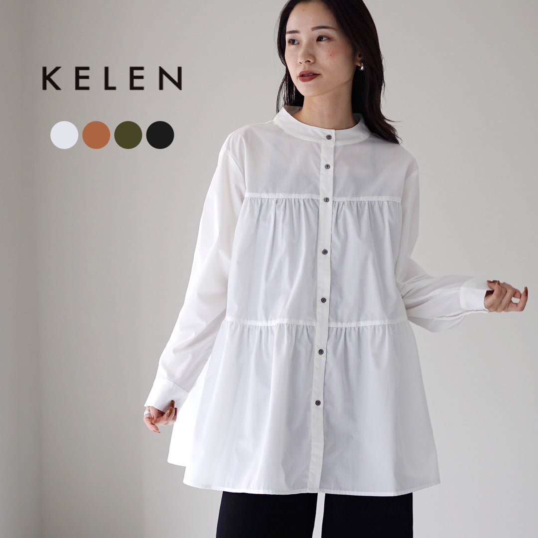 【70％OFF】KELEN（ケレン） COCCO ティアードデザイン ブラウス