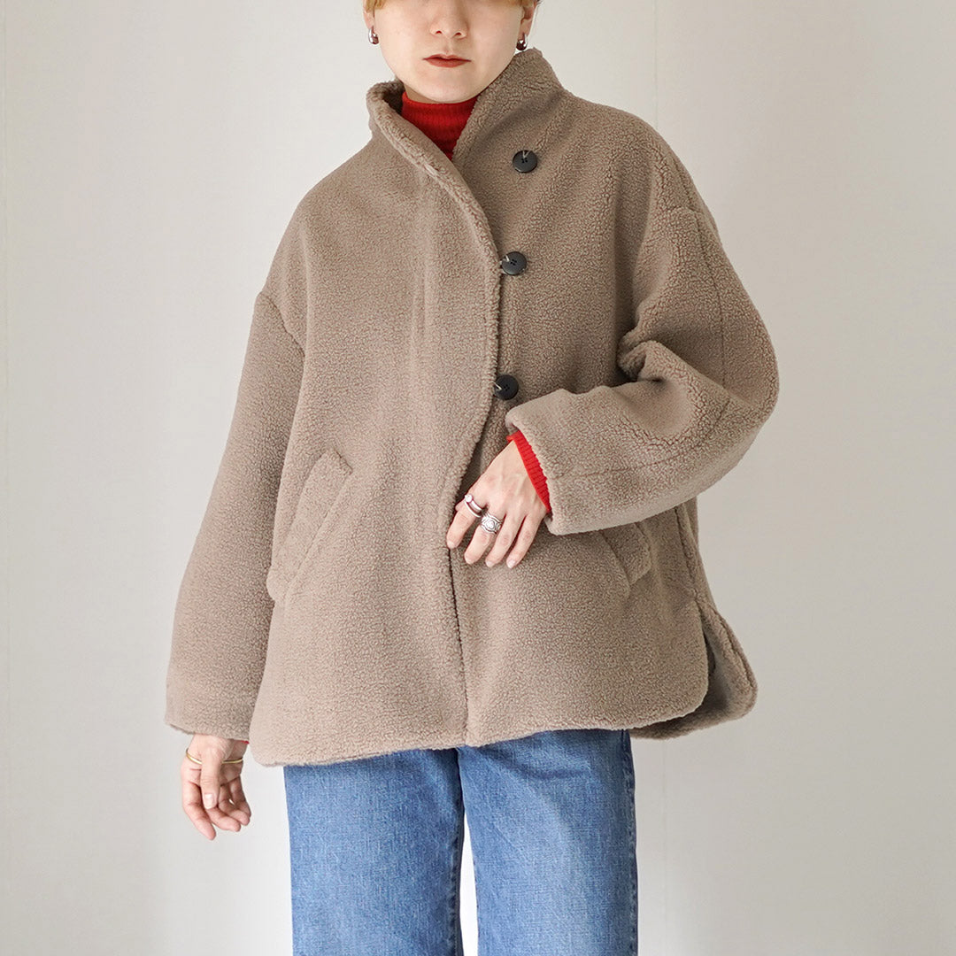 【あかりんご】超美品♡ ボアジャケット KELEN（ケレン） IOLL デザインカラー ボア コート / レディース