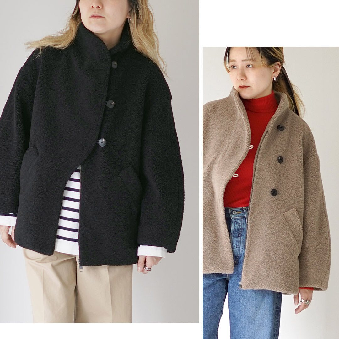 KELEN（ケレン） IOLL デザインカラー ボア コート / レディース