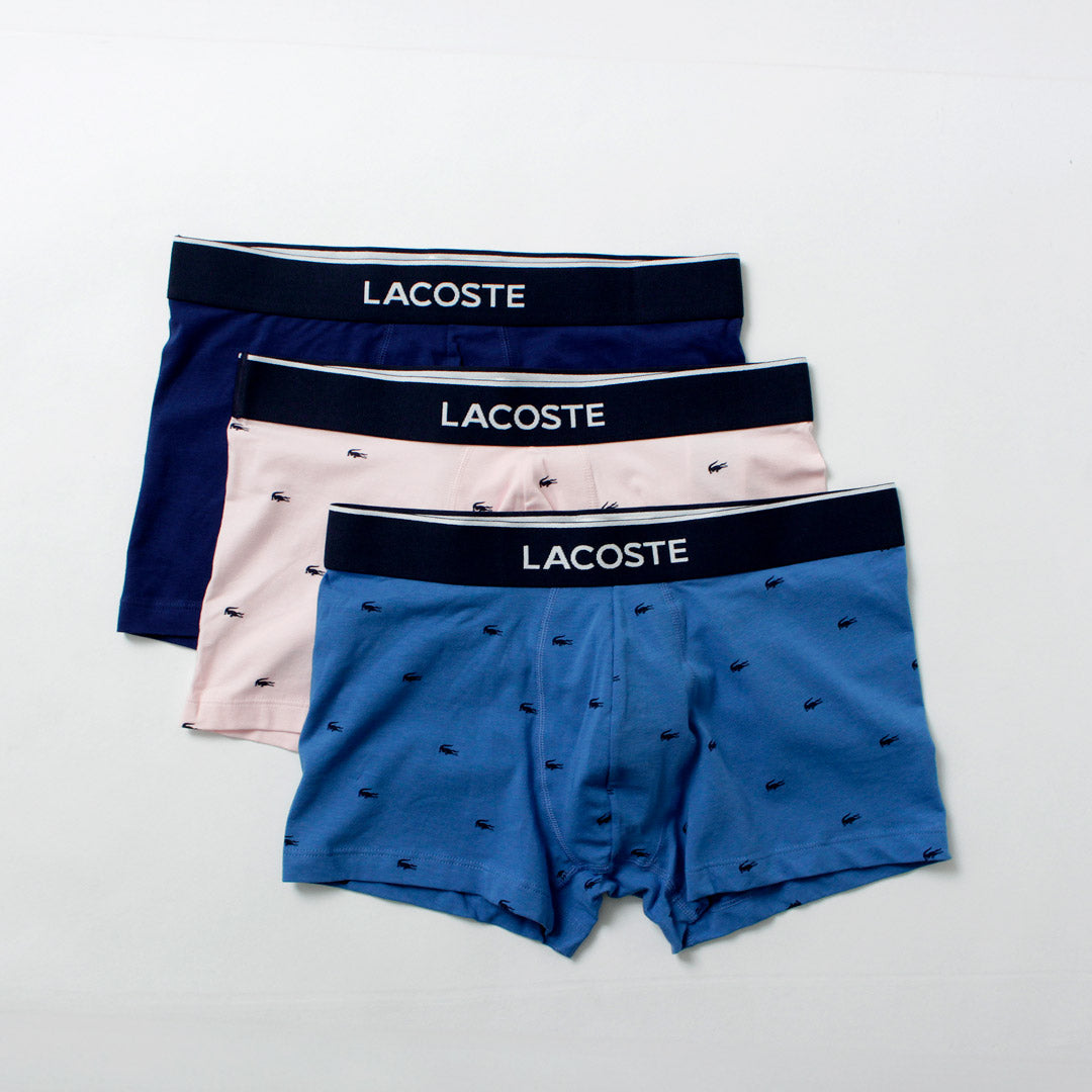 LACOSTE（ラコステ） スモールワニ 3パック ボクサーパンツ
