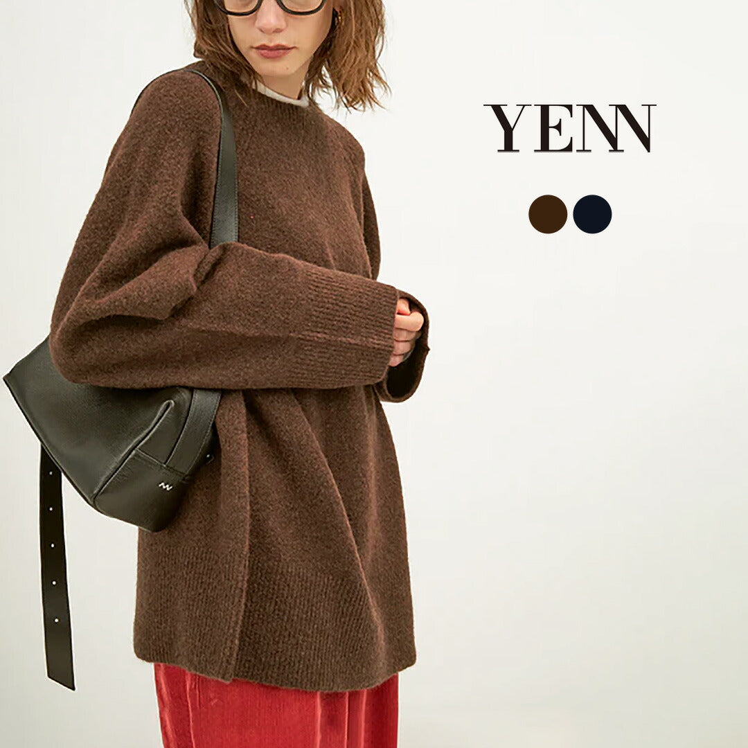 【予約販売：11月下旬発送予定】YENN（イェン） アルパカ ミックス セーター