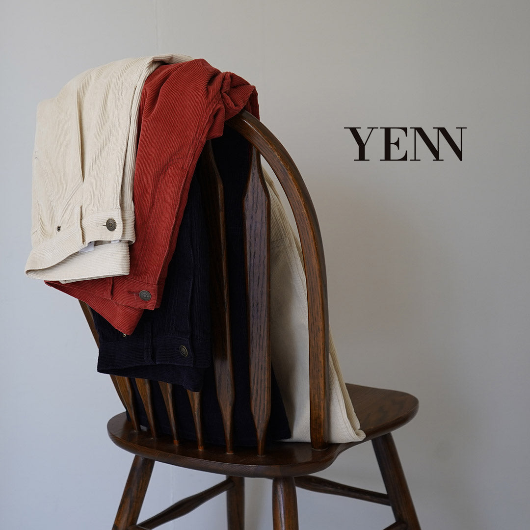 【予約販売：11月下旬発送予定】YENN（イェン） ウォッシュド コーデュロイ パンツ / レディース ボトムス 綿100 コットン 秋冬