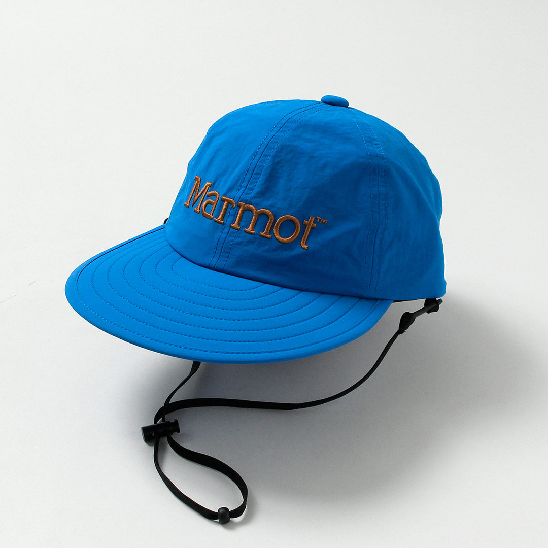 帽子 Marmot Long Bill Cap blue Marmot Marmot Long Bill Cap #BLUE [MTSS25UHG205]｜Silver and Gold