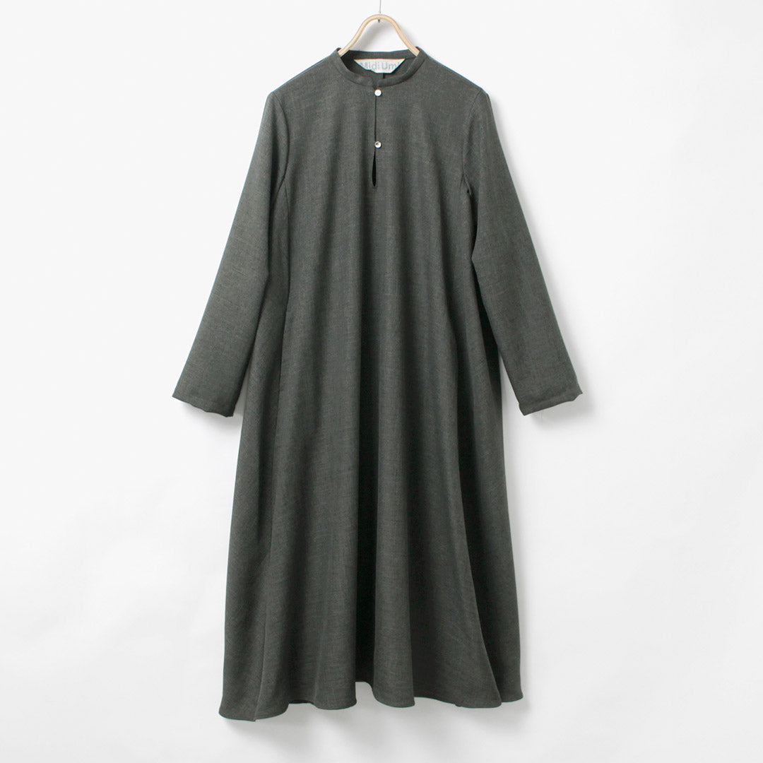 MIDIUMI（ミディウミ） プレンティ スキッパー ワンピース / ロング