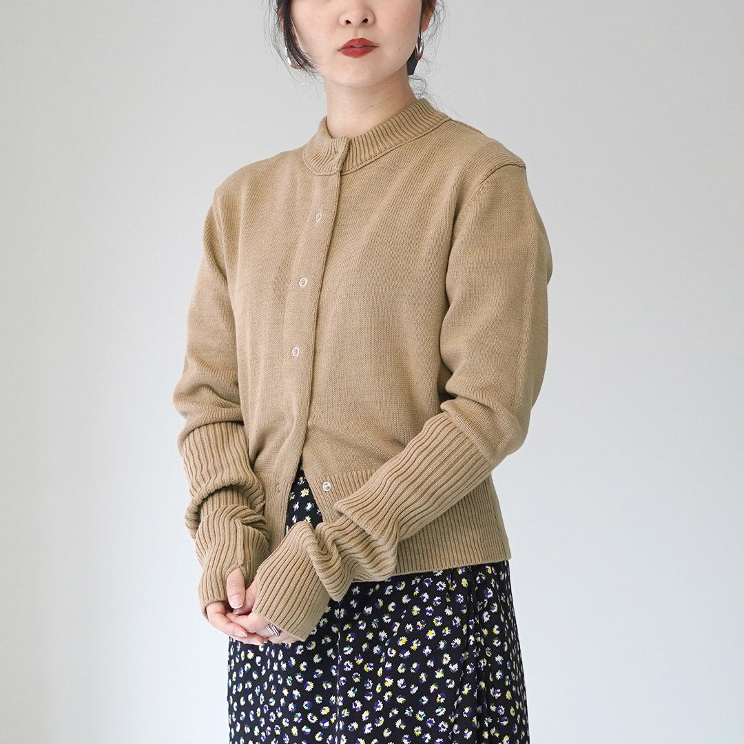 SHINZONE（シンゾーン） コットン ロングリブ カーディガン 25SMSNI01