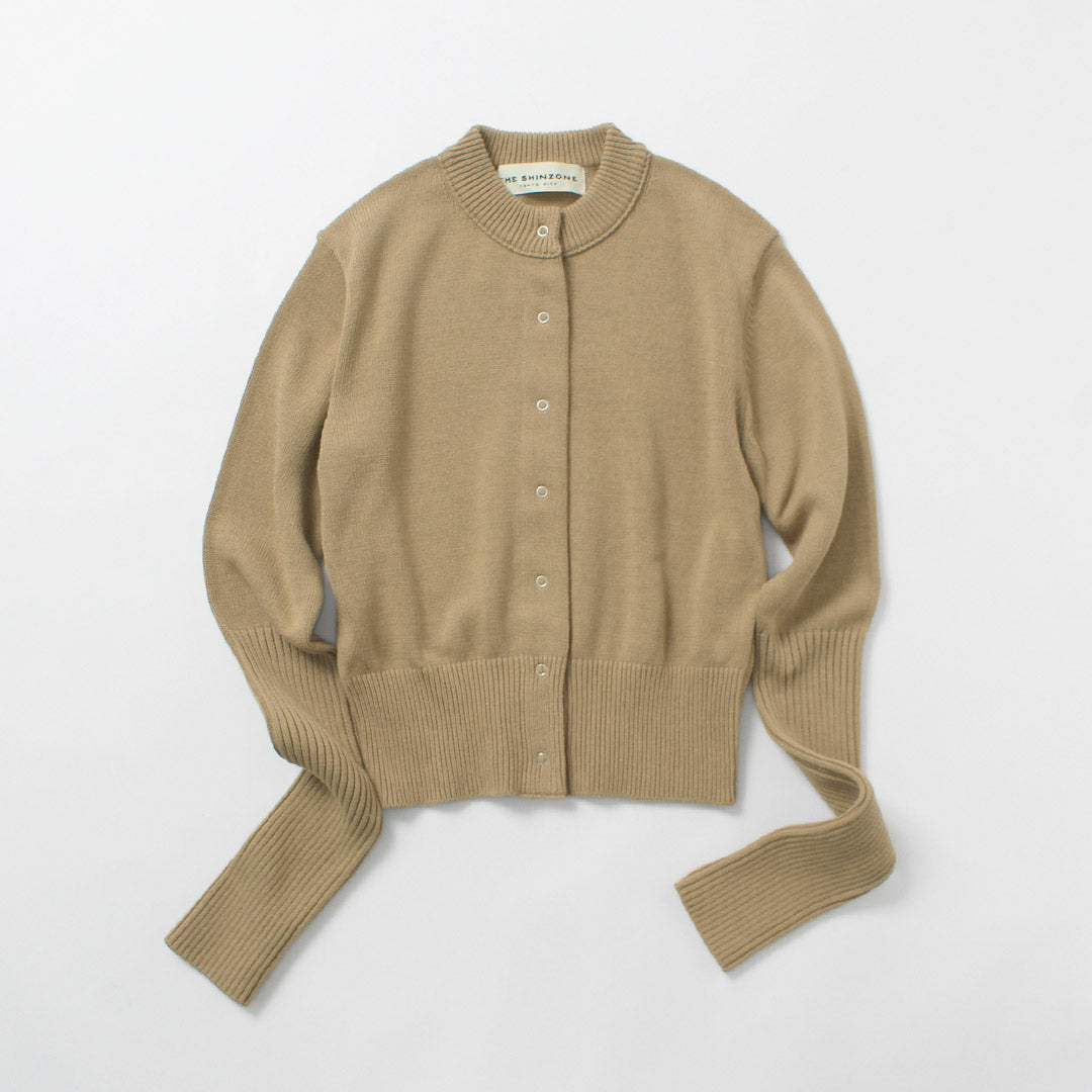 SHINZONE（シンゾーン） コットン ロングリブ カーディガン 25SMSNI01