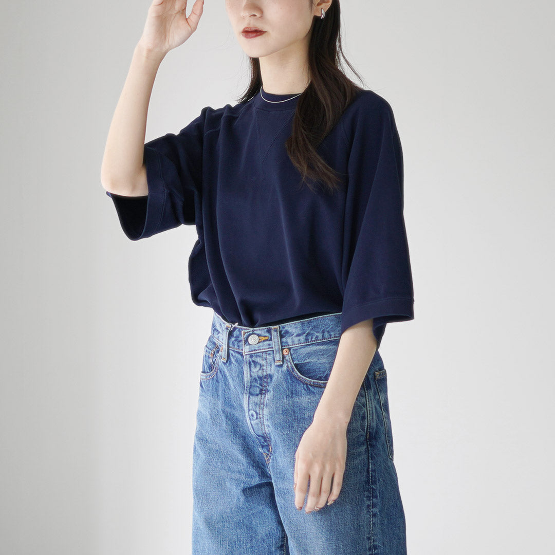 SHINZONE（シンゾーン） インレイド ハーフスリーブ Tシャツ 7分袖