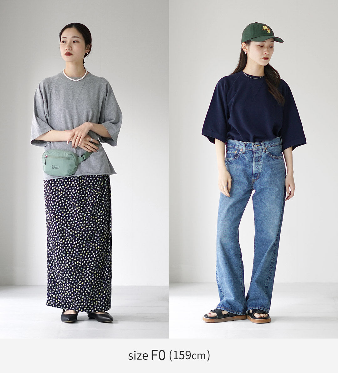 SHINZONE（シンゾーン） インレイド ハーフスリーブ Tシャツ 7分袖