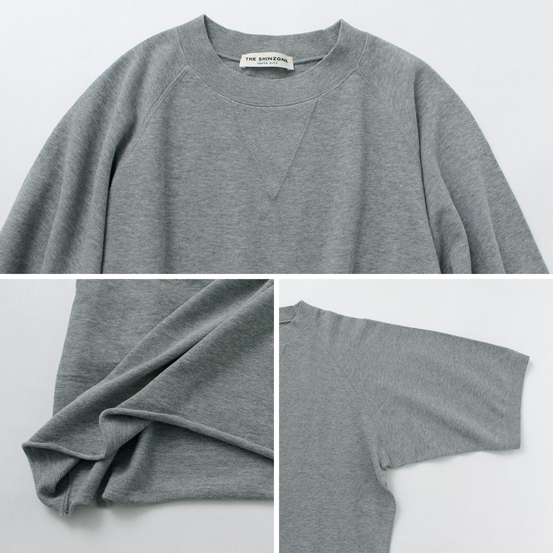 SHINZONE（シンゾーン） インレイド ハーフスリーブ Tシャツ 7分袖