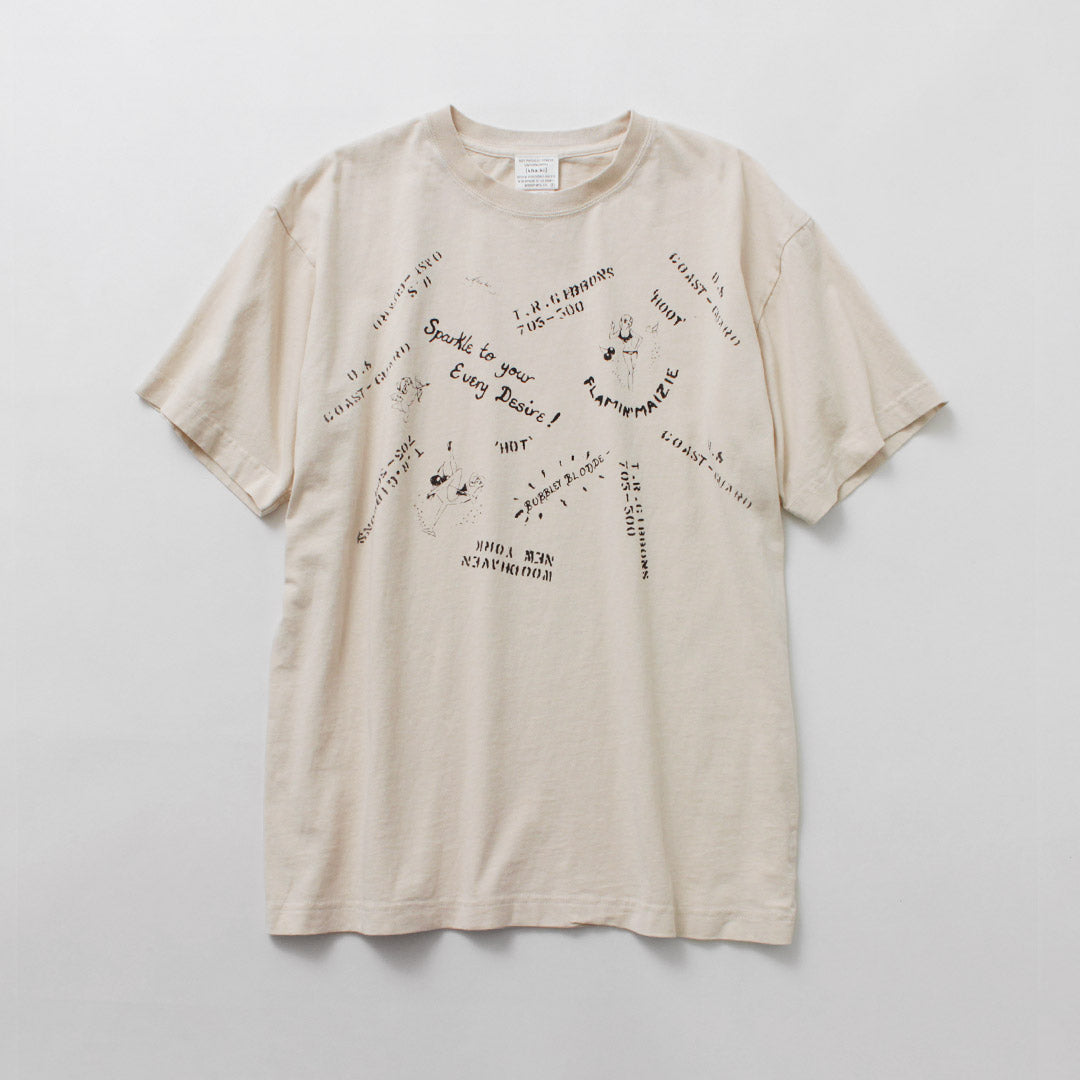 KHA:KI（カーキ） ピグメント Tシャツ / レディース トップス 半袖 カットソー 綿100 プリント kha:ki KHA:KI（カーキ） ピグメント Tシャツ / レディース