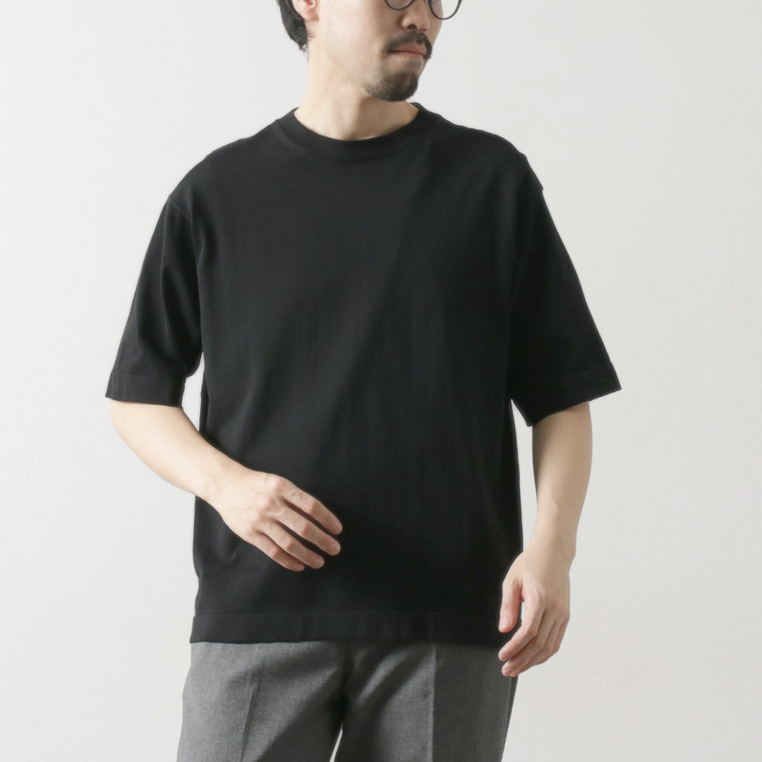 RYE TENDER（ライテンダー） センターティー ソリッド ニットTシャツ