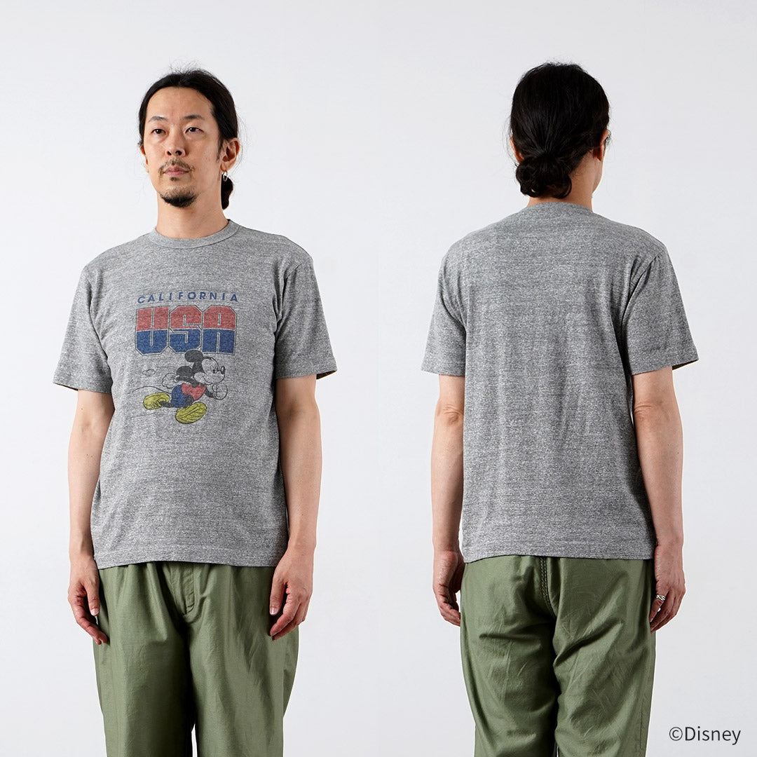 BARNS（バーンズ） 吊り編み ミッキー Tシャツ USA CALIFORNIA 日本製