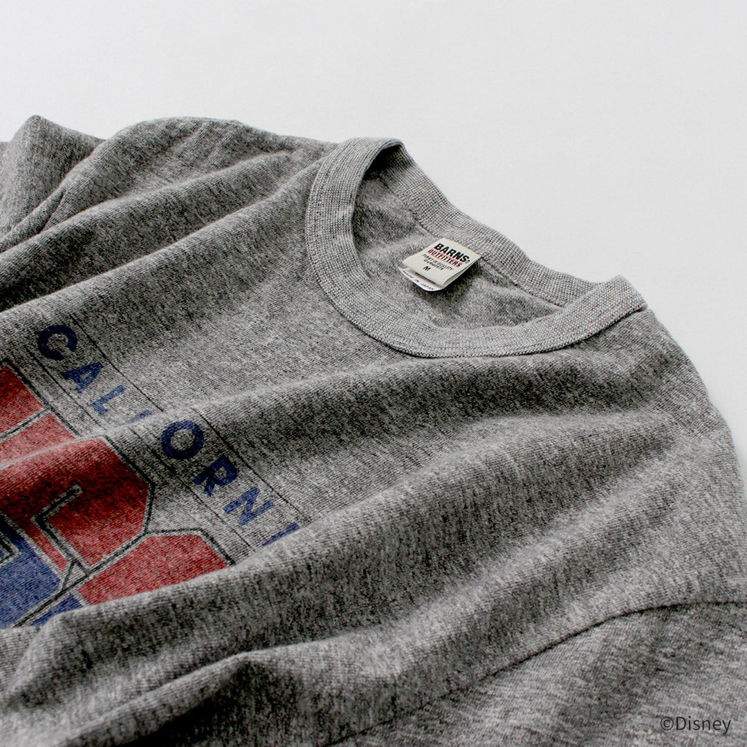 BARNS（バーンズ） 吊り編み ミッキー Tシャツ USA CALIFORNIA 日本製