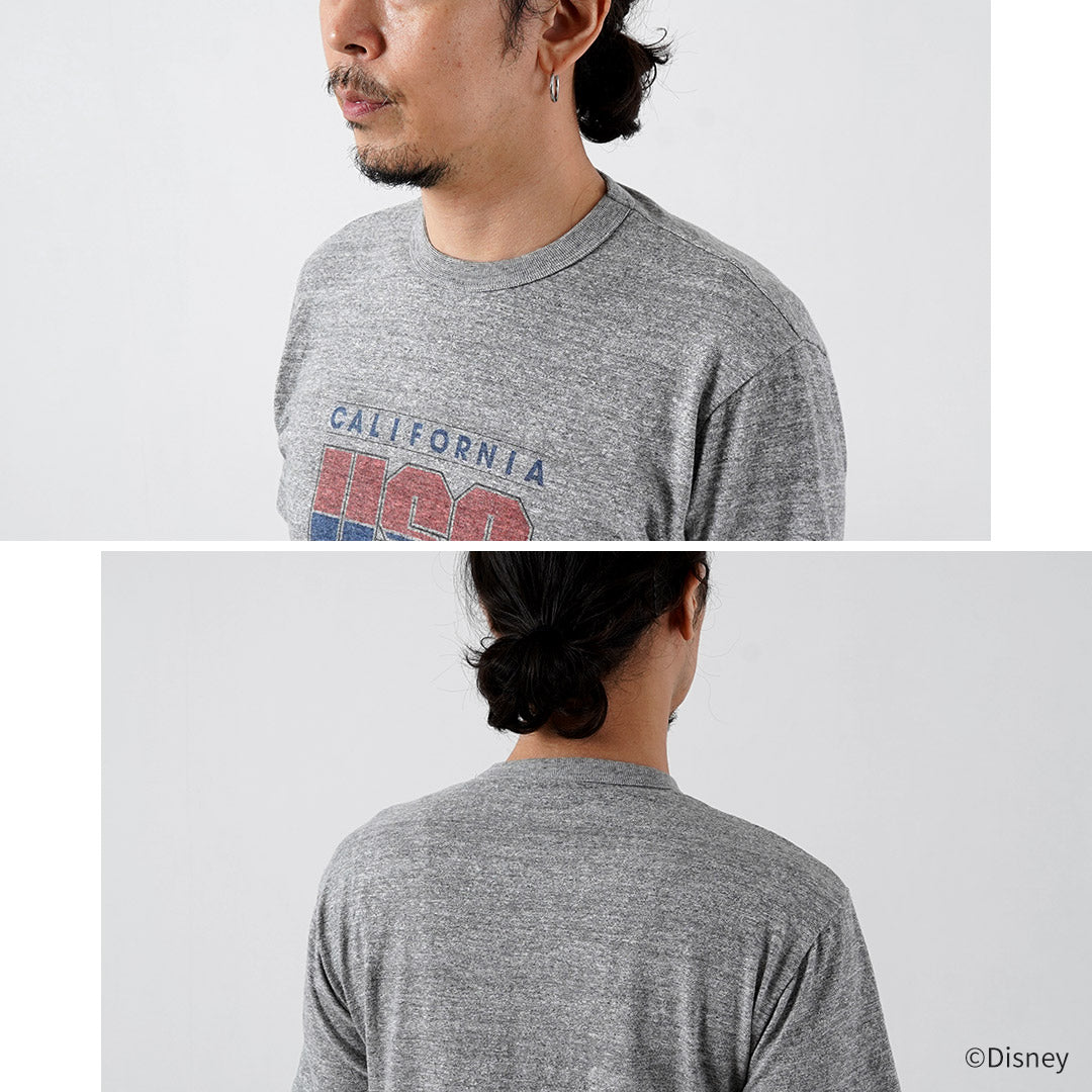 BARNS（バーンズ） 吊り編み ミッキー Tシャツ USA CALIFORNIA 日本製