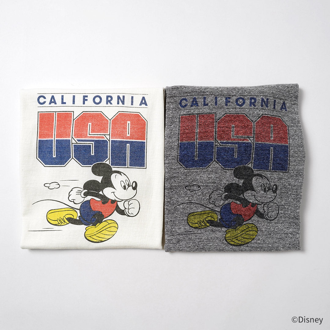 BARNS（バーンズ） 吊り編み ミッキー Tシャツ USA CALIFORNIA 日本製