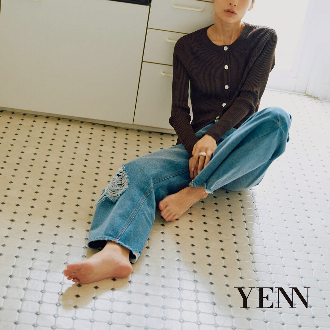 YENN（イェン） ハイダメージ ワイドパンツ / レディース ボトムス