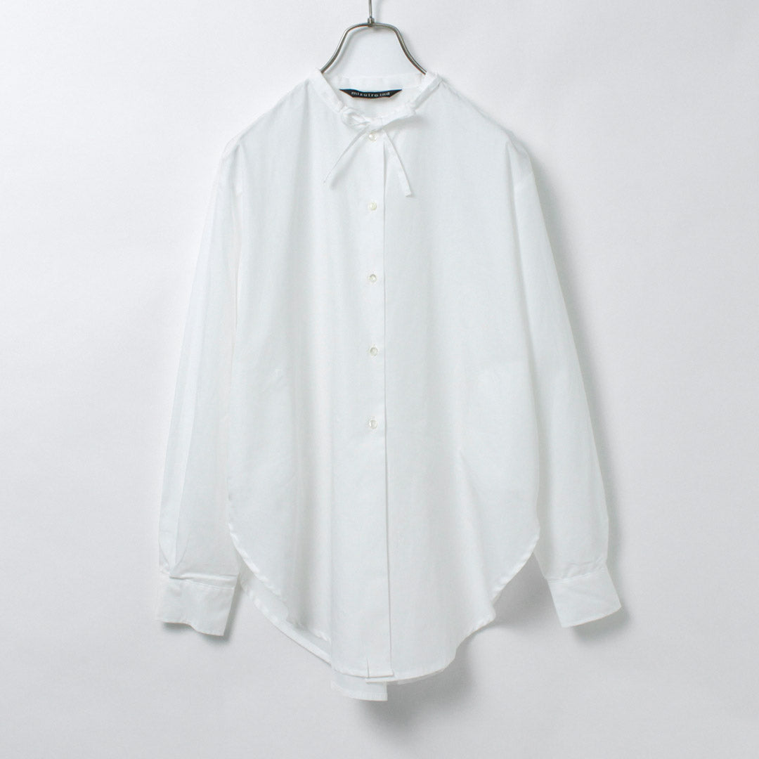 mizuiro ind（ミズイロインド） リボン タイ シャツチュニック