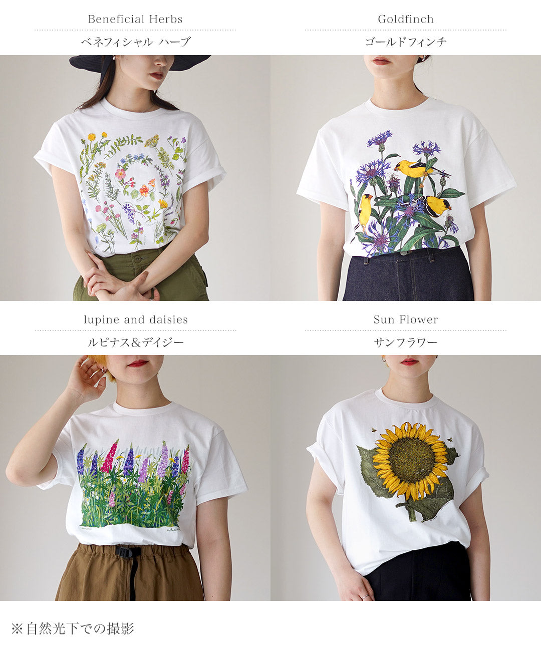 LIBERTY GRAPHICS（リバティ グラフィックス） フラワー プリント T