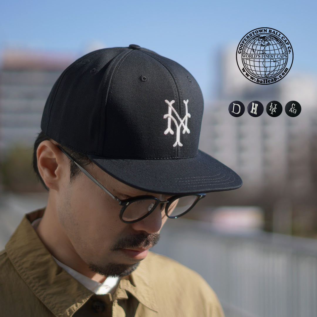 COOPERSTOWN BALL CAP（クーパーズタウンボールキャップ） ハイクラウン スナップバックキャップ