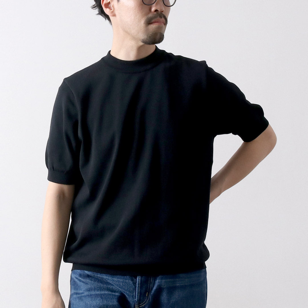 週末限定価格Rinascente ニットTシャツ ネイビー 日本製 RINASCENTE｜リナシェンテ【 公式通販サイト ROCOCO 】｜ROCOCO ONLINE