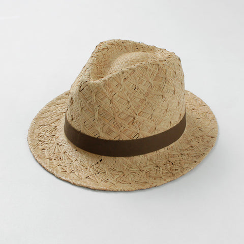 HIGHER（ハイアー） パターンウィービング ラフィア フェドラハット