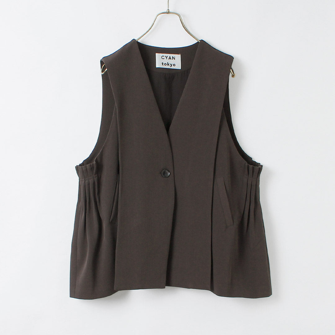 CYAN TOKYO（シアン トーキョー） アームプリーツ 3Dベスト