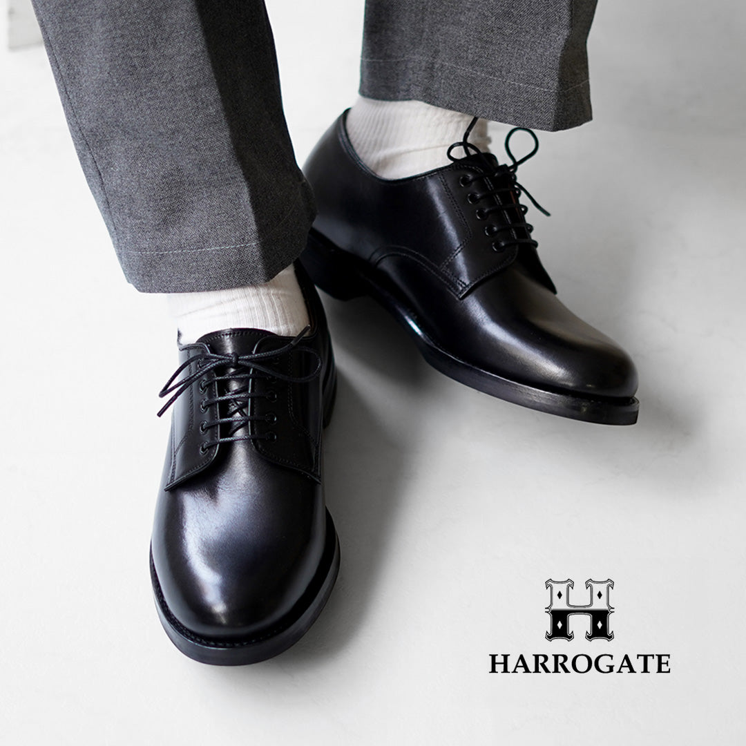 HARROGATE（ハロゲイト） プレーントゥ レザーシューズ