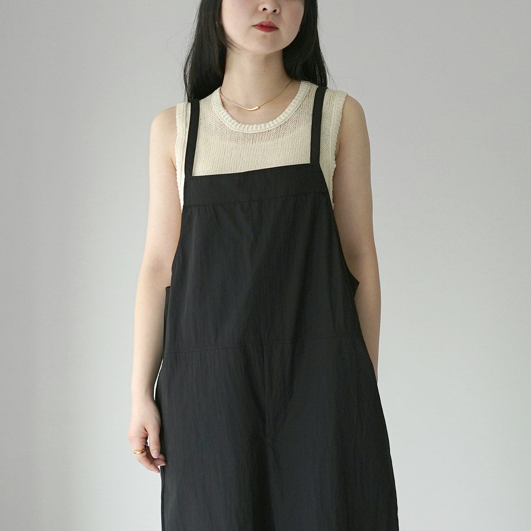 ま*お様 WASEW ブラックサロペット M MAO MADE（マオメイド） カラー別注 ワッシャー タイプライター