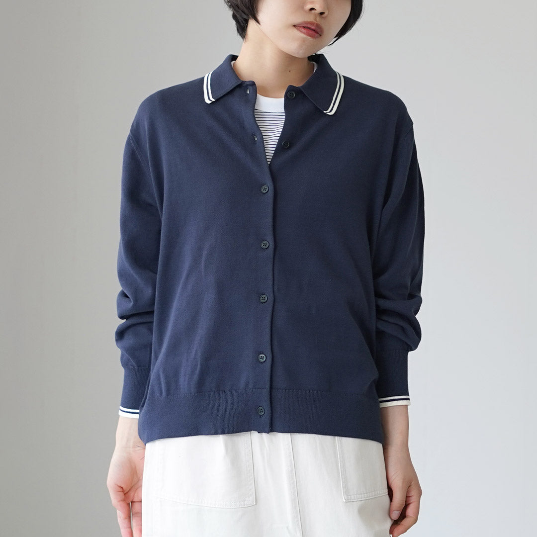 MIDIUMI（ミディウミ） ポロニット カーディガン / レディース