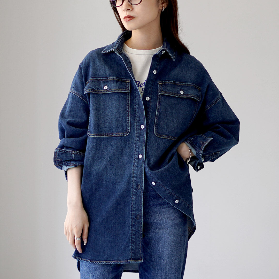 HEALTHY DENIM（ヘルシーデニム） スーパービッグシャツ アーモンド