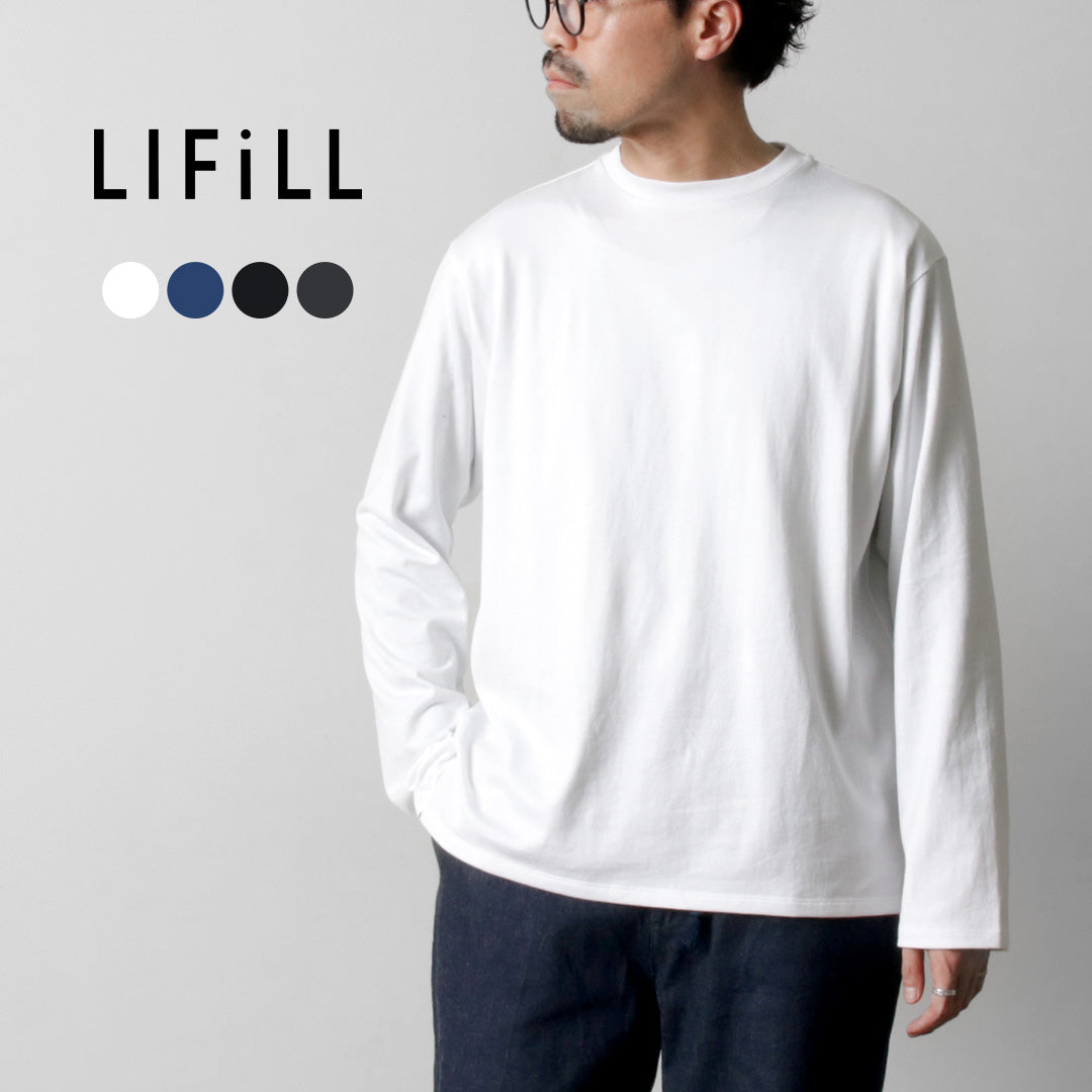 LIFiLL（リフィル） サイドスリット ロングスリーブTシャツ
