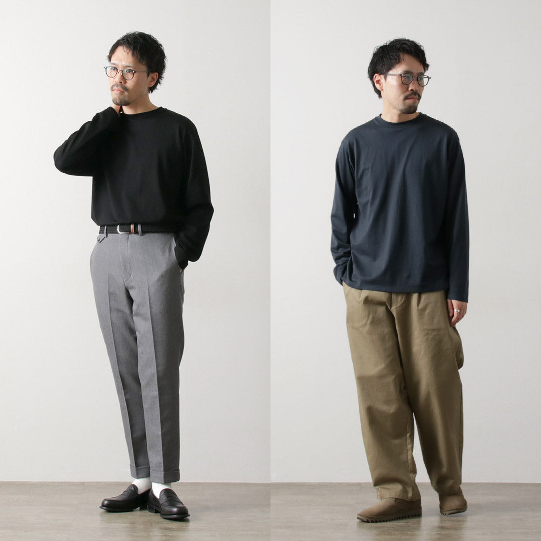 LIFiLL（リフィル） サイドスリット ロングスリーブTシャツ / メンズ