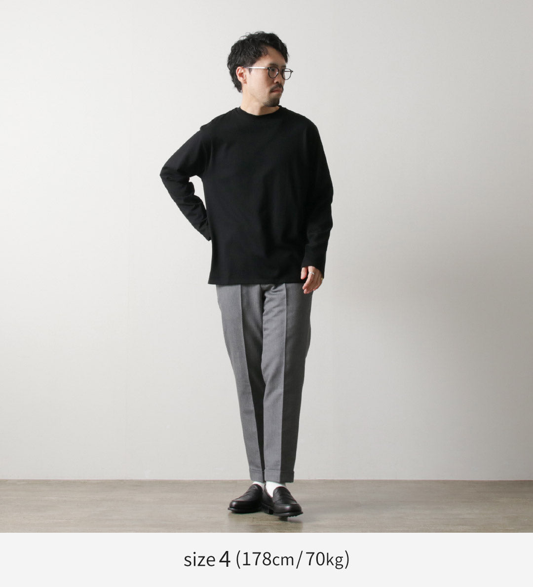 LIFiLL（リフィル） サイドスリット ロングスリーブTシャツ