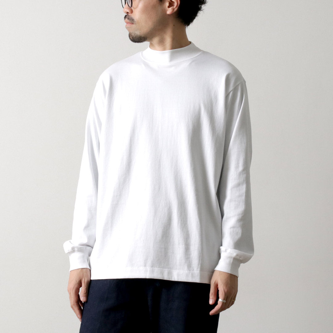 LIFiLL（リフィル） モックネック ロングスリーブTシャツ
