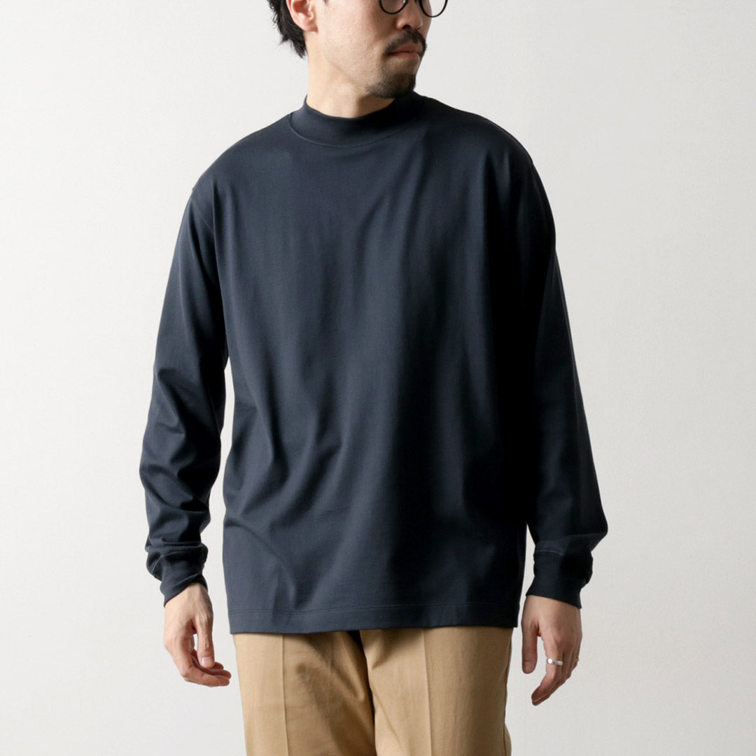 LIFiLL（リフィル） モックネック ロングスリーブTシャツ