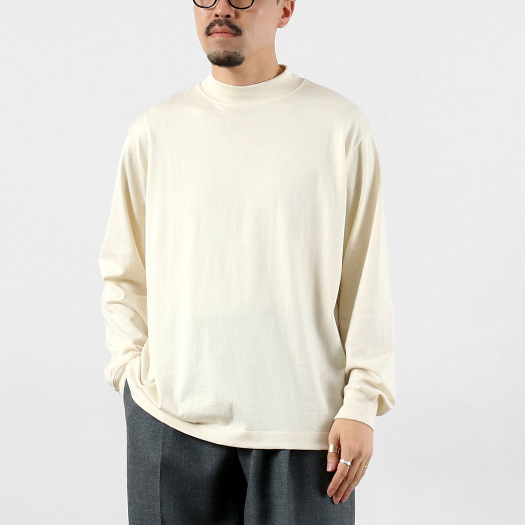 LIFiLL（リフィル） モックネック ロングスリーブTシャツ