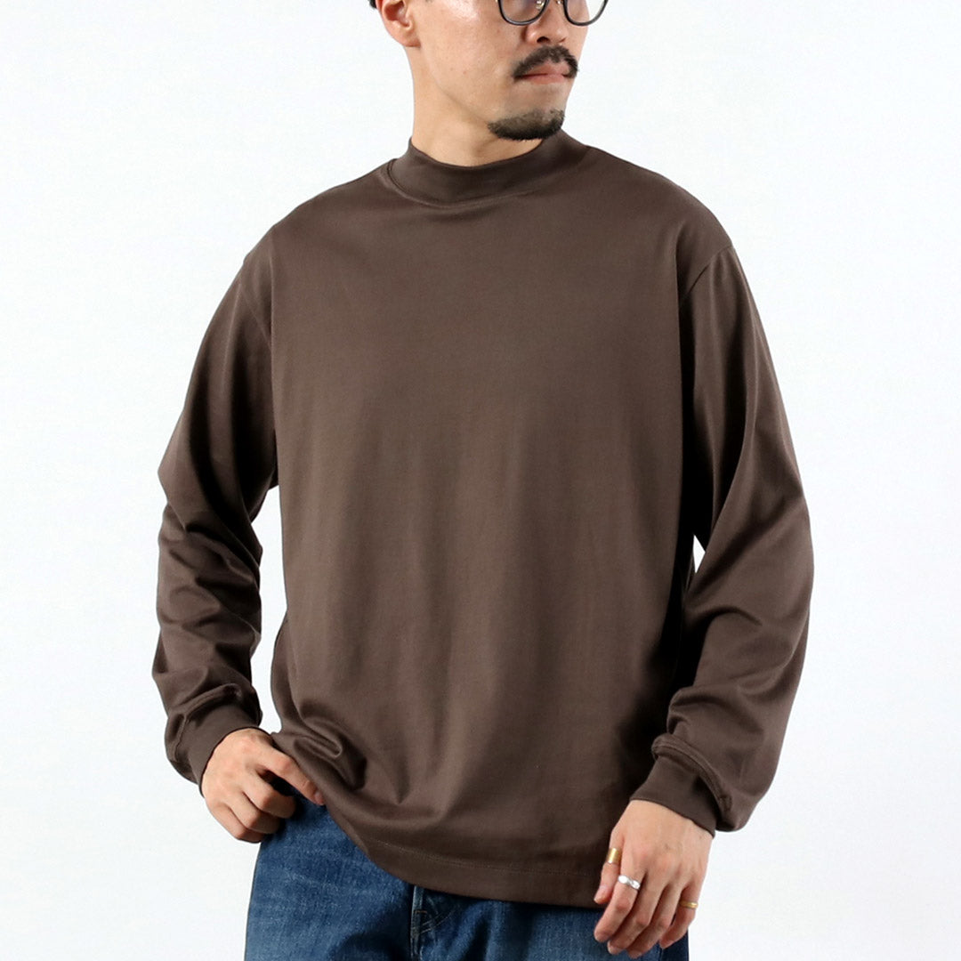 LIFiLL（リフィル） モックネック ロングスリーブTシャツ