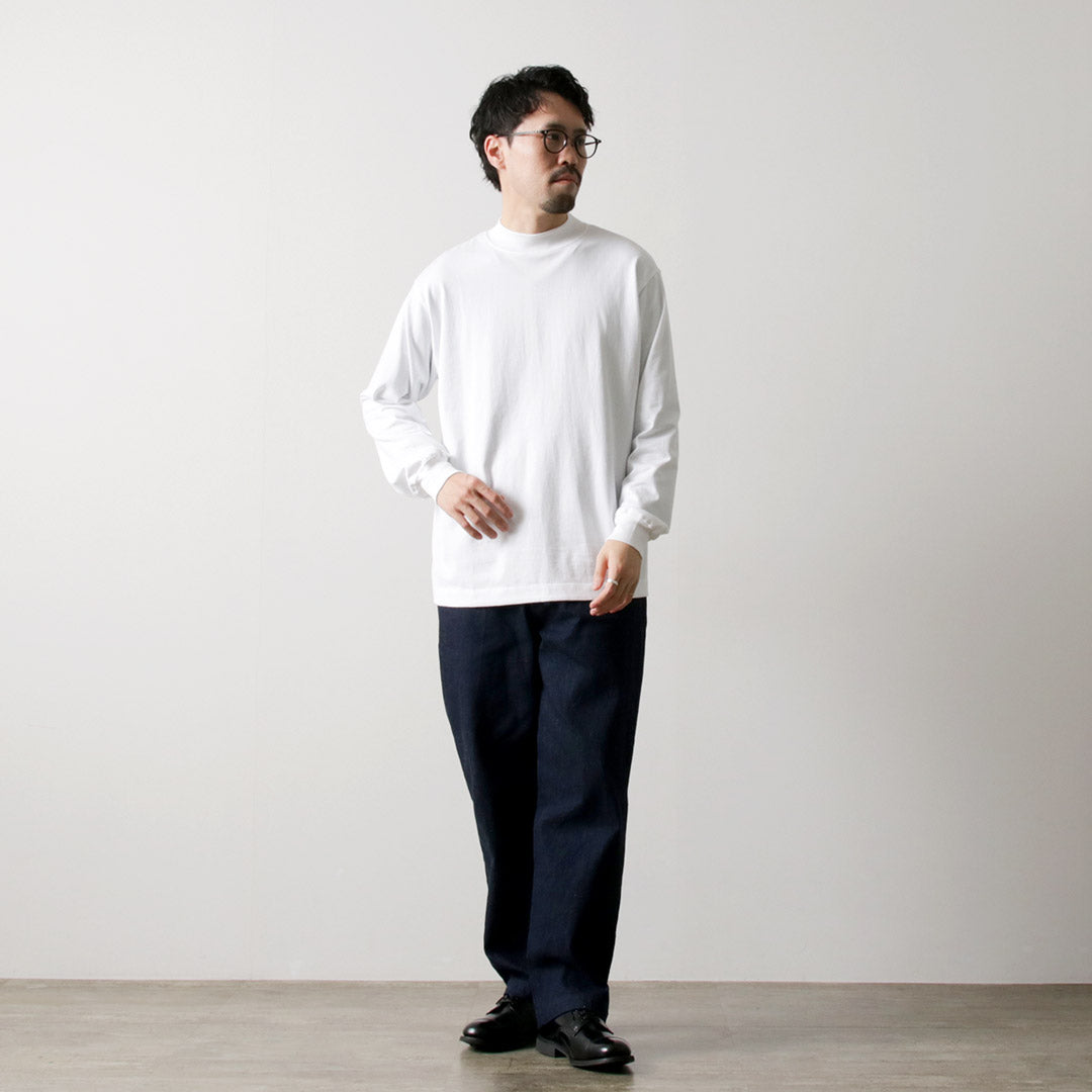 LIFiLL（リフィル） モックネック ロングスリーブTシャツ