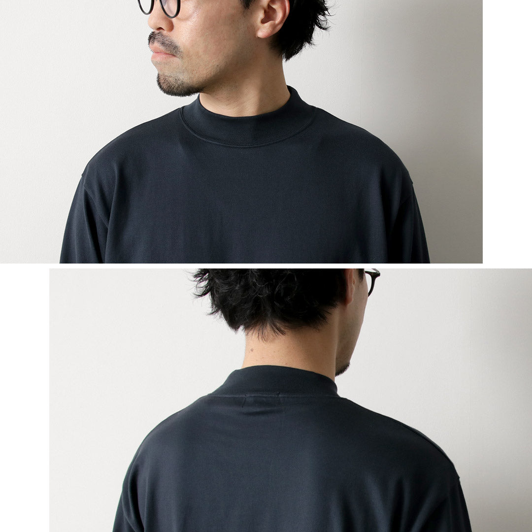 LIFiLL（リフィル） モックネック ロングスリーブTシャツ