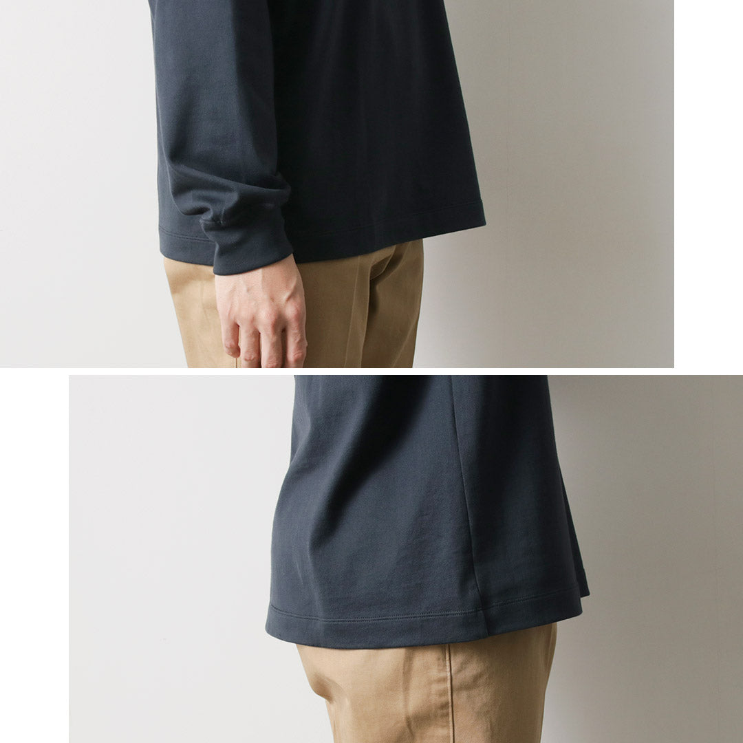 LIFiLL（リフィル） モックネック ロングスリーブTシャツ