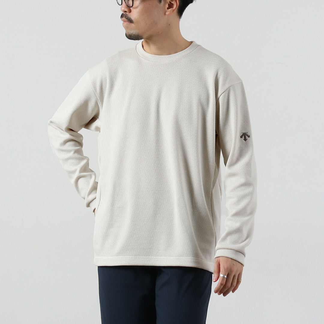 DESCENTE ALLTERRAIN 81 （デサント / オルテライン81） ブラッシュドサーマル クルーネック